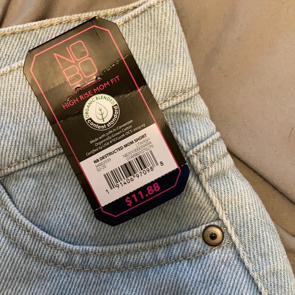 High Rise Washed Shorts - Picture 2 of 3